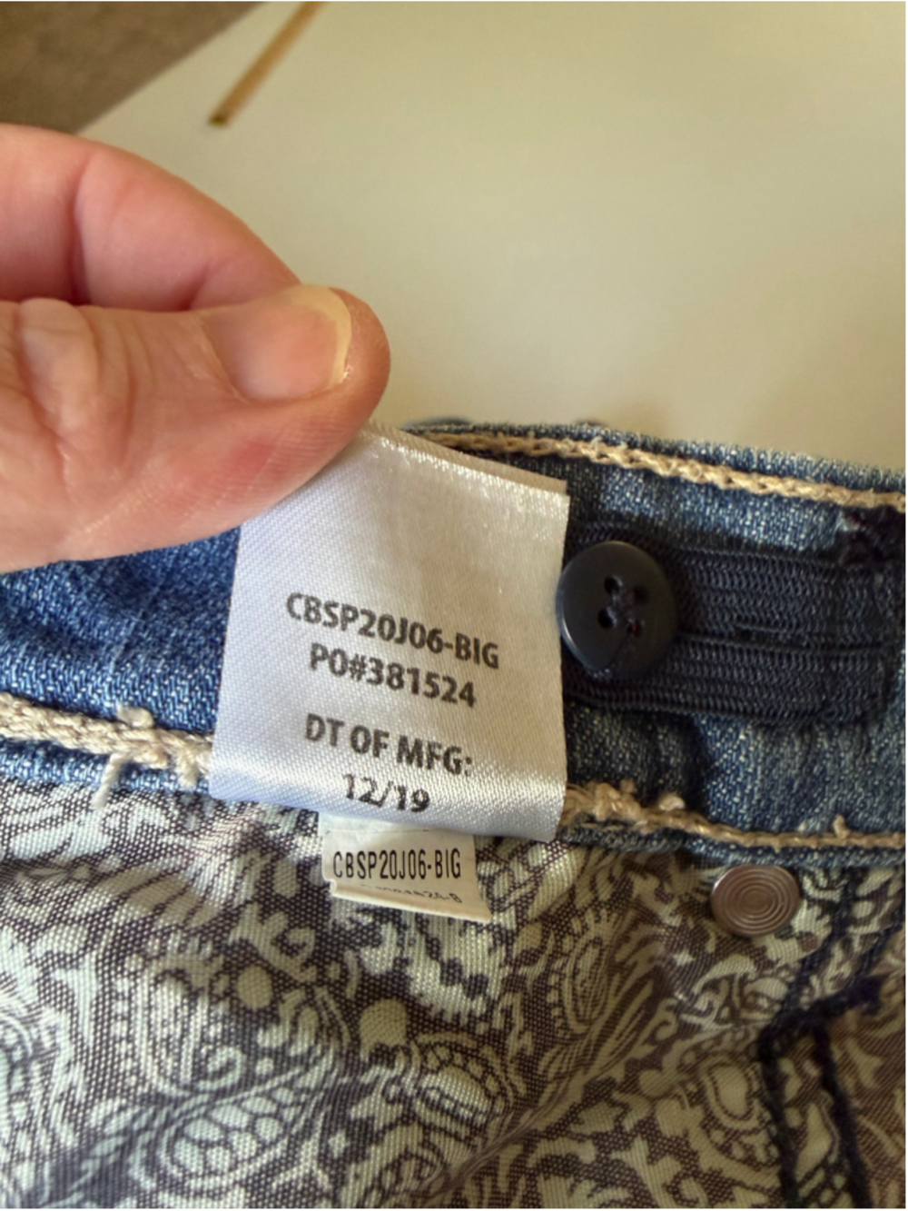 Childrens Cody James Straight Leg Jeans, size 10 - Picture 9 of 11